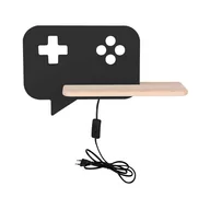 Lampy pozostałe - Czarna lampa dziecięca Console – Candellux Lighting - miniaturka - grafika 1