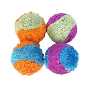 Zabawki dla kotów - Piłki 4 cm, zestaw 4 sztuki K094 - miniaturka - grafika 1