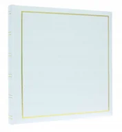 Albumy fotograficzne - Album zdjęcia wklejane Vinyl White-Gold 60 stron - miniaturka - grafika 1