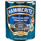 Farby olejne i specjalne - Farba antykorozyjna Prosto na rdzę Piaskowy Ciemny Szary 0,7 l Hammerite - miniaturka - grafika 1
