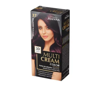 Joanna Multi Cream 3D 37 Soczysta Oberżyna - Farby do włosów i szampony koloryzujące - miniaturka - grafika 1