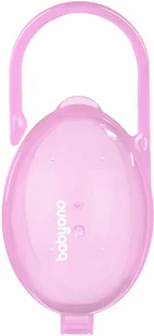 Etui na smoczek Babyono 528/04 różowy - Akcesoria do smoczków - miniaturka - grafika 1