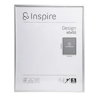 Ramki na zdjęcia - Ramka na zdjęcie Design 40 x 50 cm srebrna aluminiowa Inspire - miniaturka - grafika 1