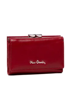 Pierre Cardin Mały Portfel Damski 06 ITALY 117 Czerwony - Portfele - miniaturka - grafika 1