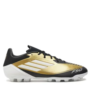 Buty do piłki nożnej adidas F50 League 2G/3G Ag Messi JH9627 Beżowy - Piłka nożna - miniaturka - grafika 1