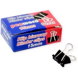 Penword Klip biurowy 15mm - Spinacze i klipsy do papieru - miniaturka - grafika 1