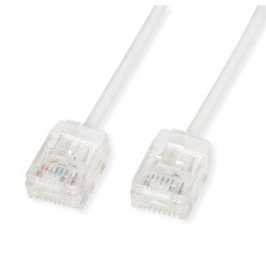 ROLINE UTP Data Center Patch Cord Cat.6A Class EA, LSOH, Slim, Ultra Short Connector, biały, 2 m