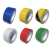 Pachołki i taśmy ostrzegawcze - Taśma ostrzegawcza samoprzylepna - oznaczeniowa 0,15 mm rożne kolory - miniaturka - grafika 1