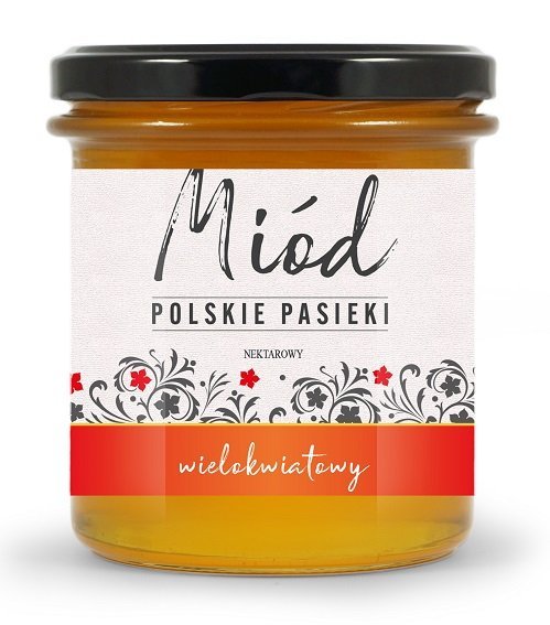 CD POLSKIE PASIEKI Miód wielokwiatowy Królowa Pszczół 400g