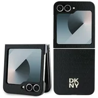 Etui i futerały do telefonów - DKNY Reaoeat Pattern Stack Logo DKHCZF6PSHRPSK do Samsung Galaxy Z Flip6 - miniaturka - grafika 1