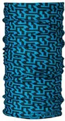 Czapki i chusty sportowe damskie - Viking Bandana Regular niebiesko-czarna 1277 - miniaturka - grafika 1