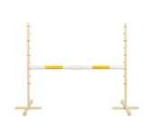 Maskotki i pluszaki - Przeszkoda Skokowa Do Hobby Horse 160Cm, H-120 Cm, Belka 50Mm – Żółta - miniaturka - grafika 1