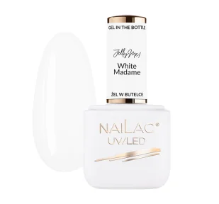 Nailac NAILAC Żel w butelce JellyMe! White Madame 7 ml NAI000510 - Żele do paznokci - miniaturka - grafika 1