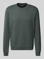 Bluzy męskie - Bluza z okrągłym dekoltem i wyhaftowanym logo - miniaturka - grafika 1