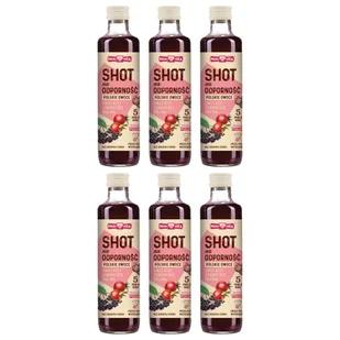 Polska Róża Shot na odporność polskie owoce zestaw 6 x 250 ml - żywność - Soki i napoje niegazowane - miniaturka - grafika 1