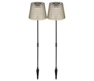 Globo 36635-2S - ZESTAW 2x LED Oświetlenie solarne SOLAR LED/0,06W/3V IP44 szare - Lampy ogrodowe - miniaturka - grafika 1