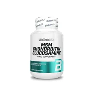 Ochrona stawów - BioTech MSM Chondroitin Glucosamine 60tabl. Chondroityna Glukozamina Siarka Organiczna Wsparcie Stawów - miniaturka - grafika 1