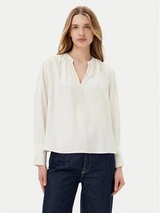 Tommy Hilfiger Bluzka WW0WW44049 Écru Regular Fit - Bluzki damskie - miniaturka - grafika 1