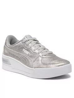 Sneakersy damskie - Puma Sneakersy Sky Wedge Metallic 382702 02 Srebrny - grafika 1