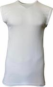 Koszulki sportowe męskie - COOL t-shirt bez rękawów scampolo - męski .XXL .biały - miniaturka - grafika 1