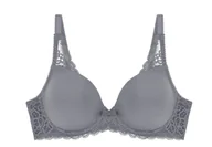 Biustonosze - Biustonosz TRIUMPH Amourette Spotlight WHP 80C Szary Usztywniany Koronka - miniaturka - grafika 1