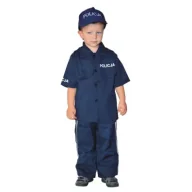 Stroje karnawałowe - Strój dziecięcy - Policjant lux - rozmiar S - miniaturka - grafika 1