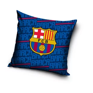 Carbotex FC Barcelona, Poszewka na poduszkę, 40x40 cm - Kołdry i poduszki dla dzieci - miniaturka - grafika 1