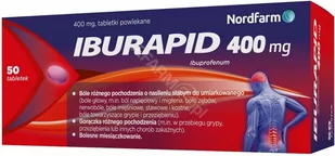 Lek Iburapid przeciwbólowy 50 tabletek - Leki przeciwbólowe - miniaturka - grafika 1