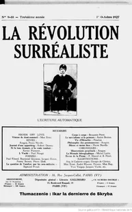 Rewolucja Surrealistyczna. Numer 9 i 10 - E-booki - literatura faktu - miniaturka - grafika 1