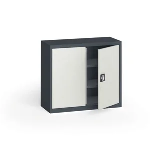 B2B Partner Szafa metalowa, 800 x 950 x 400 mm, 1 półka, antracyt/szara 485040 - Szafy biurowe - miniaturka - grafika 1