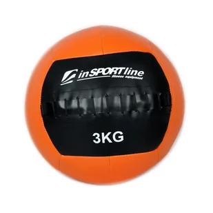 Insportline Piłka lekarska, Wall ball, 3 kg - Piłki do ćwiczeń - miniaturka - grafika 1