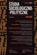 Czasopisma - Wydawnictwo Uniwersytetu Wrocławskiego Studia Socjologiczno-Polityczne 1/12/2020 - miniaturka - grafika 1
