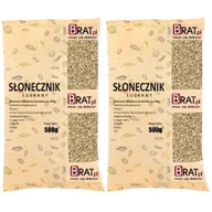 Ziarna i nasiona roślin strączkowych - Słonecznik łuskany 1kg (2x500g) - miniaturka - grafika 1