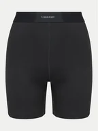 Piżamy damskie - Calvin Klein Underwear Szorty piżamowe 000QS7216E Czarny Slim Fit - miniaturka - grafika 1