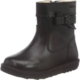Buty dziecięce Geox B Hynde G kozaki czarne skórzane-20 - Kozaki damskie - miniaturka - grafika 1