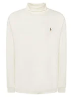 Swetry męskie - Polo Ralph Lauren Golf 710760126002 Écru Regular Fit - miniaturka - grafika 1