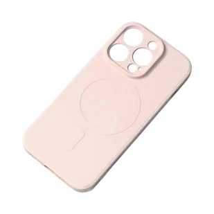 Silikonowe magnetyczne etui iPhone 13 Pro Silicone Case Magsafe - różowe - Etui i futerały do telefonów - miniaturka - grafika 1