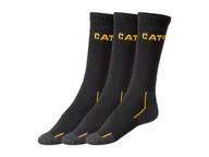Skarpetki męskie - Caterpillar Skarpety robocze męskie, 3 pary (Czarny, 39-42) - miniaturka - grafika 1