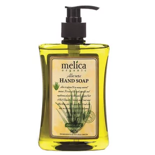 Melica Organic Mydło organiczne w płynie do rąk z ekstraktem z aloe vera, 500ml - mel1 - Mydła - miniaturka - grafika 1