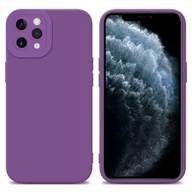 Etui i futerały do telefonów - Pokrowiec Etui Do Apple iPhone 11 PRO MAX w FLUID MATOWY FIOLET TPU Silikonowe Obudowa Ochronny Case Cover Cadorabo - miniaturka - grafika 1