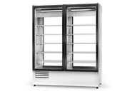Szafy i witryny chłodnicze - Szafa chłodnicza dwustronnie przeszklona RAPA SCh-2S 1200 - miniaturka - grafika 1
