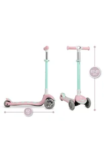 MoMi VIVIO Hulajnoga trójkołowa różowa 3+ - Hulajnogi - miniaturka - grafika 8