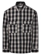 Koszule męskie - Selected - Koszula męska, wielokolorowy|niebieski|biały - miniaturka - grafika 1