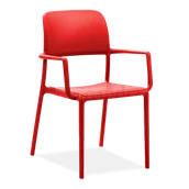 Fotele i krzesła ogrodowe - Krzesło Nardi RIVA Rosso - miniaturka - grafika 1