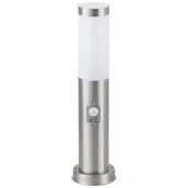 Lampy ogrodowe - Rabalux lampa stojąca z czujnikiem ruchu INOX TORCH niska (8267) - miniaturka - grafika 1