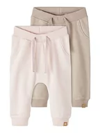 Bluzy dla chłopców - Name It Spodnie do biegania dziecięce, unisex, różowe (Rose Smoke), 74, Różowy (różowy dym), 98 - miniaturka - grafika 1