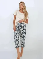 Piżamy damskie - Momenti Per Me Piżama Navy Charm S Niebieski - miniaturka - grafika 1