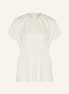 Calvin Klein Bluzka Z Satyny weiss - Bluzki damskie - miniaturka - grafika 1