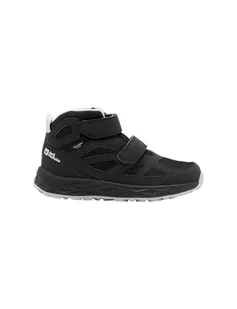 Jack Wolfskin Woodland 2 Texapore Mid Vc K dziecięce buty trekkingowe, uniseks, Phantom, 32 EU - Buty dla chłopców - miniaturka - grafika 1