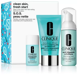 Clinique Clean Skin Fresh Start zestaw upominkowy do cery tłustej i problematycznej - Zestawy kosmetyków damskich - miniaturka - grafika 1